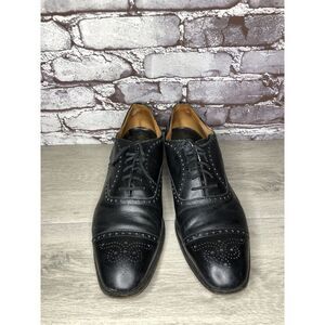Church's England Custom Grade Black Leather Wingtip Oxfords Shoes Men Sz 13D US